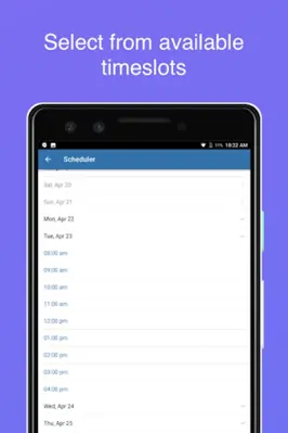 The Scheduling App android App screenshot 4